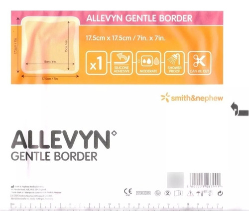 Allevyn Aposito Hidrocelular Gentle Border 17.5x17.5