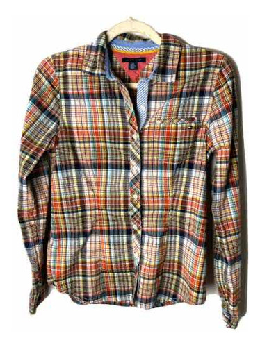 Tommy Hilfiger Camisa Franela Mujer Talla M Original