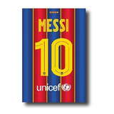 Decorativo Dorsal Lionel Messi Barcelona Psg Argentina 50x65