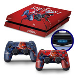 Skin Spider-man 2 Adesivo Playstation 4 Fat Ps4 Fat