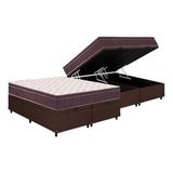 Cama Baú Queen: Colchão Espuma Ortobom D28 Airtech 60 Euro 