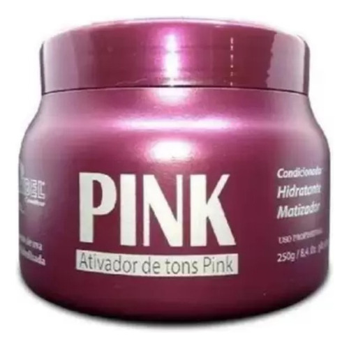 Mascara Matizadora Pink Rosa 250g Mairibel Tinta Sem Amônia