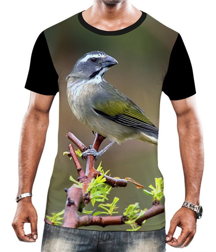 Camisa Camiseta Pixarro Trinca Ferro Pássaro Natureza Hd 1