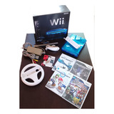 Nintendo Wii Super Pack Azul Homebrew 4 Juegos Y Usb 64 Gb