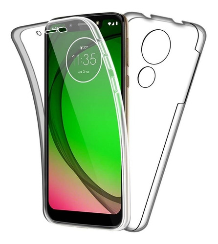 Capa Case Capinha 360 Cobre Tela Inteira P/ Moto G7 Play 5.7