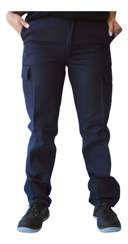 Pantalón Cargo Sb Gabardina Con Refuerzo