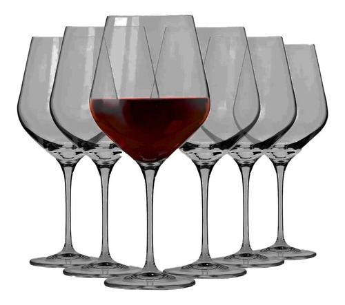 Set Copas Copa Vino Copas De Cristal Copas Ramazzotti Negra 