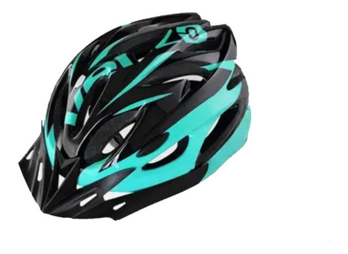 Casco Bicicleta Venzo Mtb 011 Vuelta Inmold Negro Teal