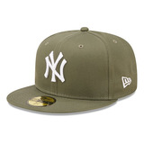 Gorra New Era Yankees Mbl 59fifty Classics Olivo Cerrada 