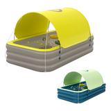 Alberca Piscina Inflable 300x175x60cm Sombra Tobogán Verano