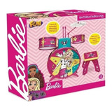 Bateria Infantil Fabulosa Da Barbie C/ Banquinho F00047