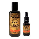 Kit Para Barba- 1 Balm 140ml + 1 Óleo De Barba 30ml 