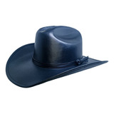 Sombrero Texana Piel Genuina De Res Caballero Color Negro 03