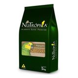 Nutropica Papagaio Natural 5kg Ração  Super Premium