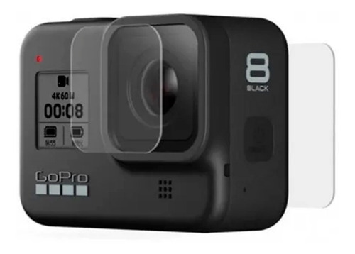 Película Gopro Hero 8 Black Vidro Proteção Lente Tela