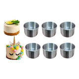 Moldes Repostería Mini Pastel Gelatina Flan 8 Cm Set 20 Pzs