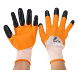 Pack 12 Pares Guantes Goma Antideslizantes Jardin Limpieza