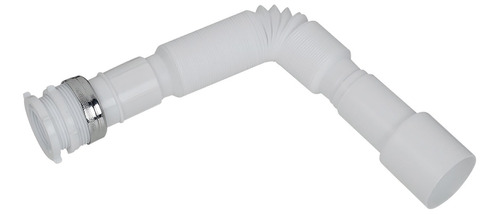 Tubo Caño Corrugado Flexible Extensible Blanco Latyn 1 1/2