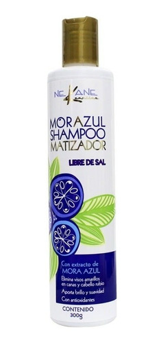 Shampoo Matizador Mora Azul Antioxidante Nekane 300g
