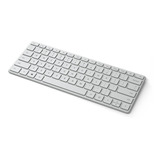 Teclado Bluetooth Microsoft Designer Compact Qwerty Español Latinoamérica Color Glaciar