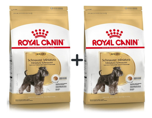 Royal Canin Schnauzer Miniatura Adulto 3 Kg X 2 Unidades