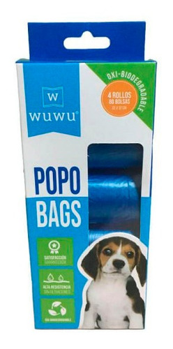 Bolsas Desechos Oxibiodegradables Wuwu - 80 Und