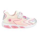 Zapatilla Niña Bubble Gummers Stride 281-1585 Luces Y Velcro