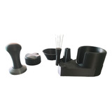 Combo Barista Cafe Tamper, Distribuidor, Anillo, Base Y Wdt