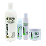 Labonte Kit Keratina + Seda 120ml + Shampoo + Vitamina 150g