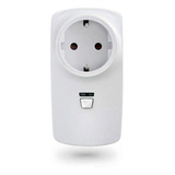 Enchufe Inalambrico Alarma Wifi G90 1ws Color Blanco