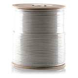 Cable Coaxil Rg 6 Trishield 77% Blanco Original X305 Mts