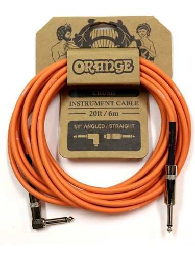 Cable Orange Ca037 Para Guitarra Bajo O Piano De 6 Metros