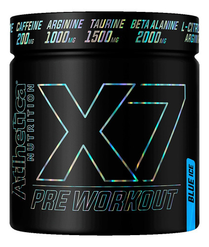 X7 Pre Workout Blue Ice 300g- Atlhetica Nutrition