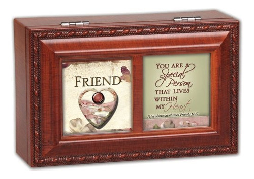 Joyeros - Cottage Garden Friend Woodgrain Petite Caja De Mú