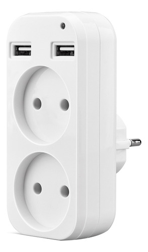 Adaptador De Tomada Usb De Parede, Tomada De Soquete Duplo P