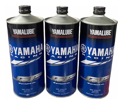 Aceite Yamalube 10w40 100% Sintético Gp Racing (3 Litros)