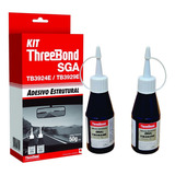 3 Kits Cola P/ Retrovisor Interno Three Bond 50g Par