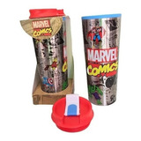 Vaso Termo Mug Metalico  Marvel Comics 