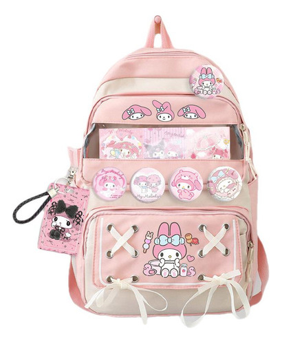 Kuromi Melody Student Backpack Set