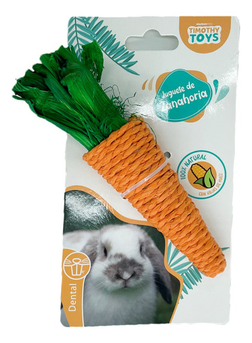 Zanahoria Masticable Cuerda Mpets Conejos Hamster Cuy Huron