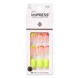 Uñas Impress / Press-on - Modelo Summer Glow