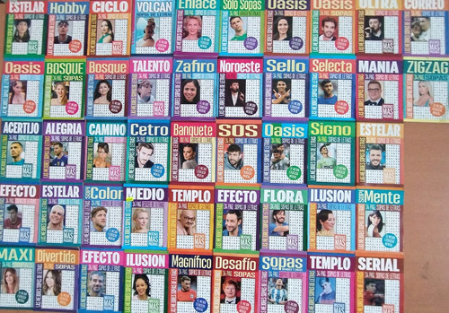 Lote 47 Revistas Sopas De Letras Pasatiempos Entretenimiento