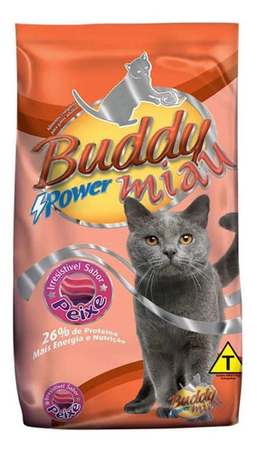 Ração Para Gato Buddy Power Miau 10kg