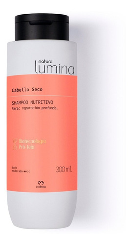  Natura Lumina Shampoo Nutritivo Para Cabello Seco 300ml