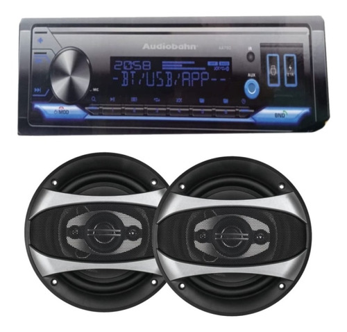 Bocinas 6.5 Inmortal As6.5i + Autoestereo Aa750 Audiocar 