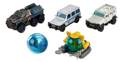 Jurassic World Matchbox Pack De 5 Autos Vehiculos Escala 