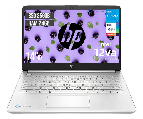 Portatil Hp Intel Core I5 1235u Ssd 256gb Ram 24gb Led 14