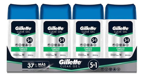 Antitranspirante Gillette Complete Protect 4 Pz De 113g C/u