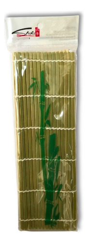 Esteira Sudare Oriental Nori Sushi Em Bambu 24cm