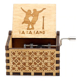 Caja Musical La La Land Madera Color Cafe Detalle Coleccion